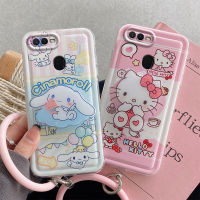 เคสสำหรับ OPPO A5s A7 A9 A12 A31เคส A77 A54 A53 A78 5G เคสความคิดสร้างสรรค์ส่วนบุคคลแฟชั่นลายดีไซน์รูปตัวการ์ตูนน่ารักสัตว์ + ขาตั้ง + สายรัดข้อมือนิ่มเคสเคสซิลิโคนกันกระแทกป้องกันด้านหลัง