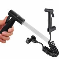 Black Portable Bidet Sprayer Stainless Steel Toilet Bidet Faucet for Bathroom hand sprayer shower head self cleaning