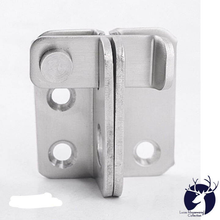 Stainless Steel Safety Hasp Door Lock for Bathroom Bedroom Door Catch