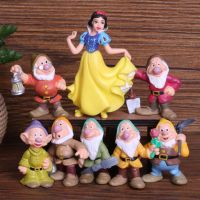 Action FiguresZZOOI Disney Toys 8 Pcs/Set 5-10cm Snow White Princess And The Seven Dwarfs Action Figure Toys PVC Dolls Collection Toys For Children Action Figures