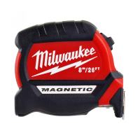 Milwaukee ?? ตลับเมตร รุ่น 48-22-0626 8M/26FT 8 เมตร 26 ฟุต COMPACT MAGNETIC มิว มิววอกี้ เครื่องช่าง