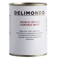 ?Promotion? ( x 1) DELIMONDO CORNED BEEF 380g. เนื้อวัวบดปรุงรสบรรจุกระป๋อง มีให้เลือก 2 รสชาติ RANCH STYLE [DM01]