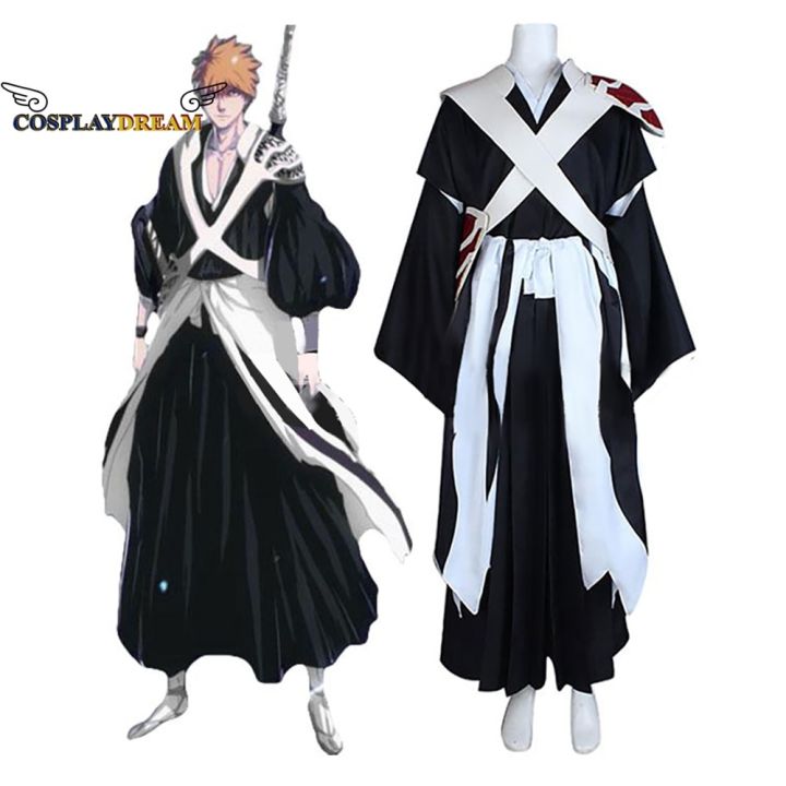 BLEACH Thousand-Year Blood War Kurosaki Ichigo Cosplay Costume Japanese ...