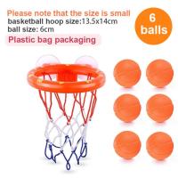 【cw】 Monsttortoys Baby Toddler Sucker Shooting Basketball Hoop with Balls for Kids Children Bathing 【hot】TH