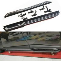 1เหมาะสำหรับ Hyundai ใหม่ Tucson NX4 2021 2022 2Pcs ซ้ายขวา Running Board ด้านข้างขั้นตอนบาร์รถเหยียบด้านข้างบันไดด้านข้างบาร์