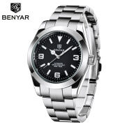 BENYAR Đồng Hồ Nam Đồng Hồ Thể Thao Cơ Tự Động Chống Nước Hàng Đầu Dành