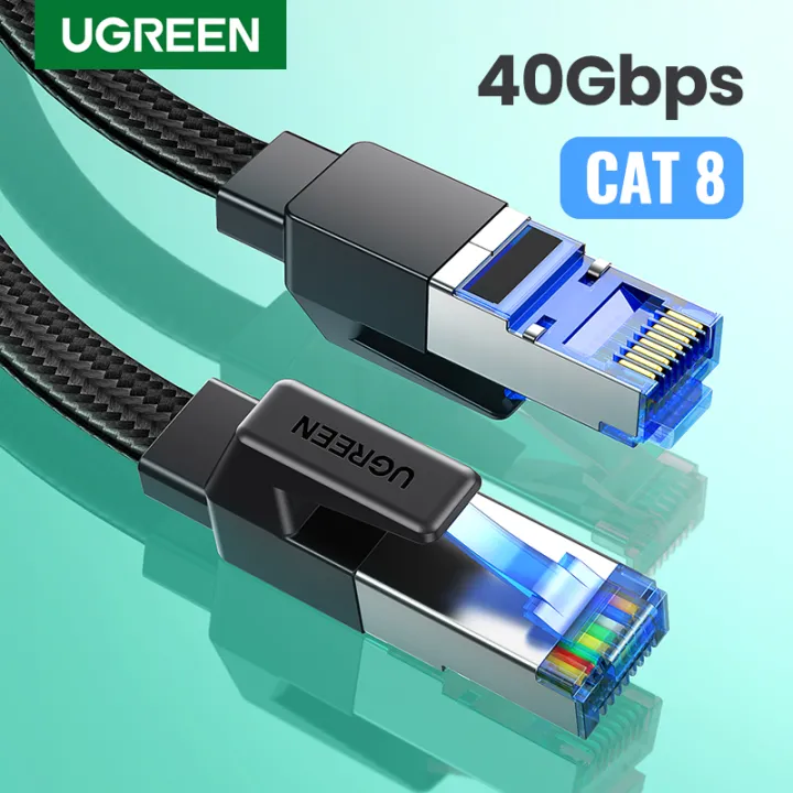 UGREEN CAT 8 Cable CAT8 40Gbps 2000MHz Networking Nylon ided