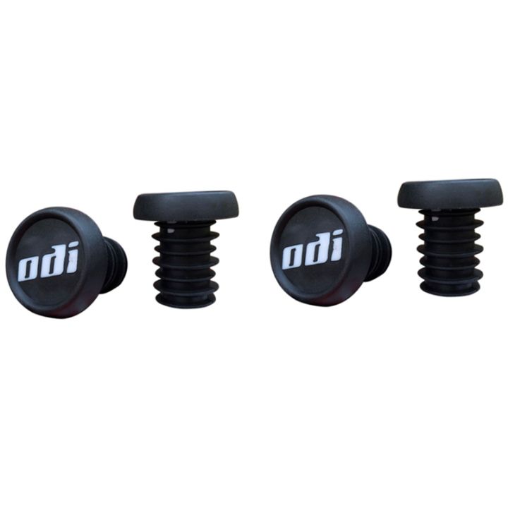 ODI 4Pcs Bicycle Handle Bar End Plugs Lightweight Handlebar Caps Fit MTB BMX DH FR Balance Bike Accessories Black