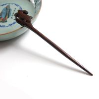 【YF】✻✹  Antique Carved Hairpins Ebony Hair Clasp Forks Sticks Hanfu Chinese Wedding Jewelry