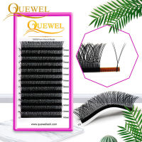 Y Shape Eyelashes Extensions Double Tip Lashes Eyelash Cilios YY Natural Easily Grafting Y Style Volume Lash Faux Mink Quewel