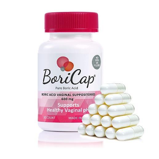 Cod Boricap Boric Acid Vaginal Suppository 600 Mg For Vaginosis Yeast