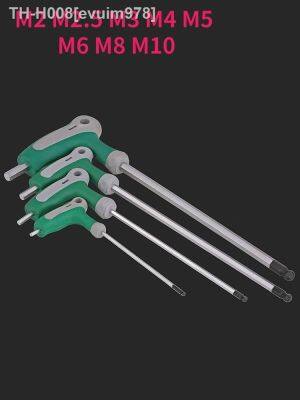 M2 M2.5 M3 M4 M5 M6 M8 M10 T-shaped Hexagon Screwdriver Hex Screwdrivers Socket Screw Wrench Chrome Vanadium Steel Wrench