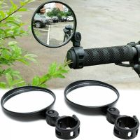 【LZ】✙♈  Ajustável Wide Angle Rearview Mirror Universal Bicycle Mirror Guiador Refletor Acessórios Da Motocicleta Rotação De 360 Graus