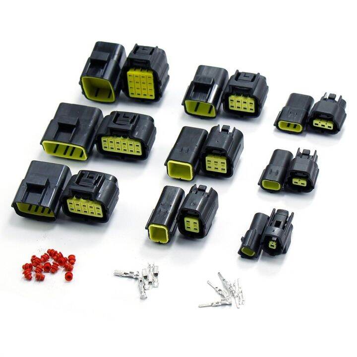 KUYES 1/2/3/4/6/8/10/12/16 Pin 1.8mm Truck Harness Socket Terminal Plug