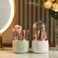 【YD】 360° Rotating Makeup Brushes Holder Desktop Organizer Storage Make Up Tools Jewelry