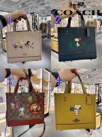 Coach กระเป๋าถือใหม่ผู้หญิงแฟชั่นกระเป๋าสะพายขนาดเล็ก Love Pattern Original CA621