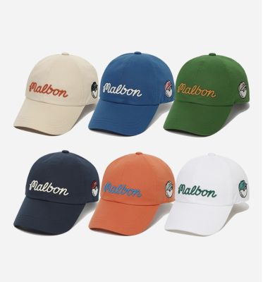 23หมวกกอล์ฟ MALBON เกาหลีชายและหญิงแฟชั่นหมวกชาวประมงฤดูร้อนพอดีตัวหมวกเบสบอล