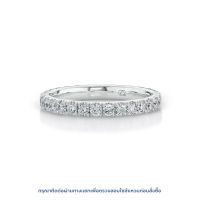 แหวนเพชรแถวเต็มวง Classic Micropave Diamond Band (RE001E)