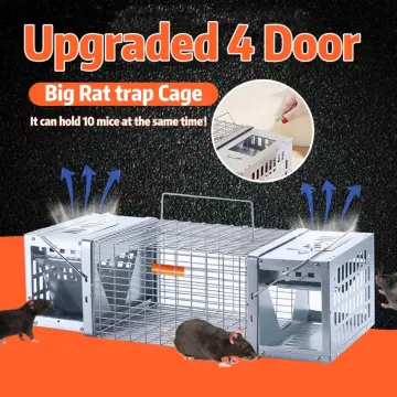 Upgraded Extra Large Electronic Rat Zapper That Kill Instantly Ultra Power  7000V Electric Mouse Trap Killer for Mouse Rat Vole and Chipmunk (Powered  by Battery or AC Adapter)