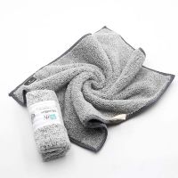 NEEDWAY Durable Cleaning Cloth Microfiber Dish Towel Rags Thickened Kitchen Clean Dust Non-stick Oil Anti-grease Bamboo Charcoal Dish Cloth