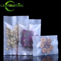 【DT】 hot  100pcs Open Top Frosted Plastic Bag Heat Sealing Bakery Chocolate Biscuit Candy Fruit Slice Tea Trial Test Packaging Pouches