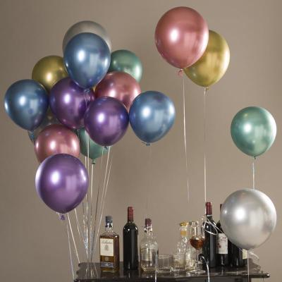 10/20pcs 12inch Gold Silver Glossy Metal Pearl Latex Balloons Helium Globos Wedding Birthday Party Decorations kid toys supplies Balloons