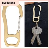 B2RJKKKHO 1/2pcs ที่มีคุณภาพสูง ความปลอดภัยและความปลอดภัย กีฬานอกสถานที่ หัวเข็มขัดไฟฉาย ปุ่มปีนเขา ตะขอเดินป่าตั้งแคมป์ ห่วงนิรภัยสีบรอนซ์ พวงกุญแจหัวเข็มขัด