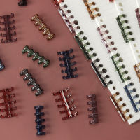 5-hole Loose-leaf Binder Ring 5-hole Loose-leaf Binder Ring Binder Ring loose-leaf Binder Ring Notebook Binder Ring Spiral Circles Rings Buckle Clip Binding Clips School Supplies Notebook Divider Accessories Stationery