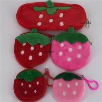 ┋✹ Strawberry 8-22CM Small Plush Cotton Coin BAG Purse coin Wallet Pocket BAG Pouch Case