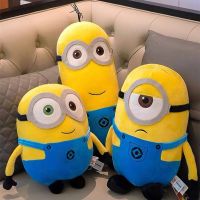 Cute Minions Movie Characters Yellow Plush Toys Bob Stuart In Jeans Soft Dolls Toys &amp; Hobbies Christmas Birthday Gift 1pcs