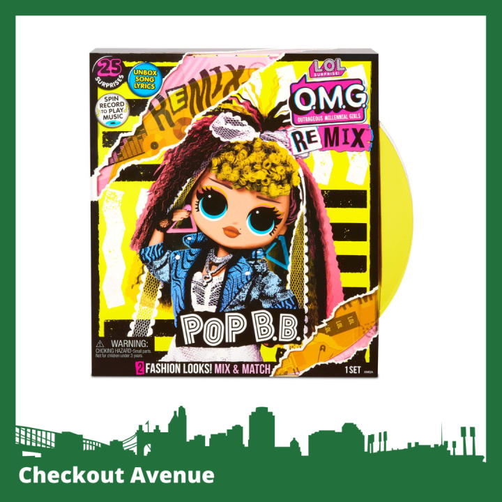 LOL Surprise OMG Remix Pop B.B. Fashion Doll - 25 Surprises With Music ...