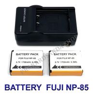 (Saving Set 2+1) FNP85 / NP85 / FNP-85 / NP-85 แบตเตอรี่และแท่นชาร์จสำหรับกล้องฟูจิ Battery and Charger For Fujifilm FinePix S1, FinePix SL240,FinePix SL260,FinePix SL280,FinePix SL300,FinePix SL305,FinePix SL1000