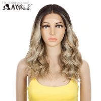 Noble Synthetic Lace Wig 20 Inch Curly Wig Ombre Blonde Wig Synthetic Lace Wigs For Women Cosplay Lace Wig For Black Women [ Hot sell ] vpdcmi