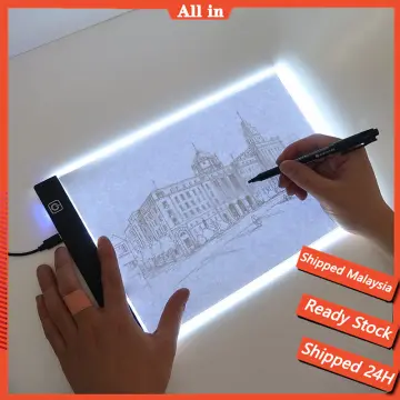 Kids Mini Led Drawing Projector Diy Art Drawing Board Table Copy