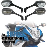 □☸สำหรับ Suzuki GSXR 600 750 1000 GSXR600 GSXR 750 2006-2010 K6 K7 K8กระจกกระจกมองหลังรถจักรยานยนต์ชุดไฟตัดหมอกสัญญาณเลี้ยว LED