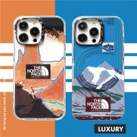 Fashion North Probe เคสแข็งอะคริลิคสำหรับ iPhone 14 Pro Max เคส IPhone12 IPhone13 IPhone15 Pro Max ฝาครอบโทรศัพท์