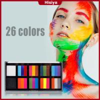 ชุดสีทาใบหน้าร่างกาย Hisiya จานสีสำหรับแต่งหน้าแบบฮาโลวีนจานสี Cat Wajah