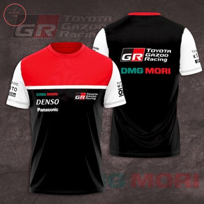 fanmade toyota gazoo racing dmg mori 3d print t-shirt s-5xl