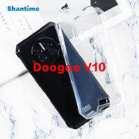 jianzhifen สำหรับ Doogee V10กรณีอัลตร้าล้างบางนุ่ม TPU ครอบคลุมกรณีสำหรับ Doogee V10 Couqe F Unda 6.39นิ้ว