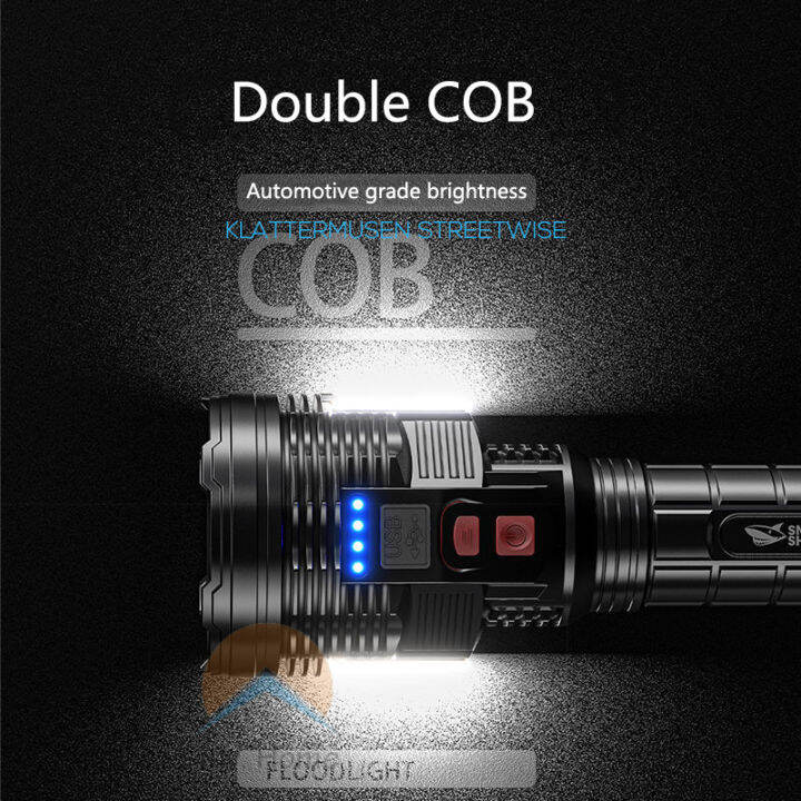 high-power-glare-flashlight-usb-rechargeable-super-bright-long-shot-torch-with-6-modes-for-outdoor-camping