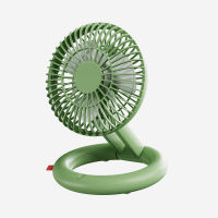 Xiaomi Qualil Mini Desktop Fan Folding Fan Handheld USB Rechargeable Removable Super Wind Silent Fan Cooler for Home