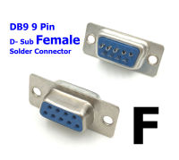 (5ชิ้น)Female D-sub connector 9 pin RS232 Serial Port Connector DB9 Female solder wire type