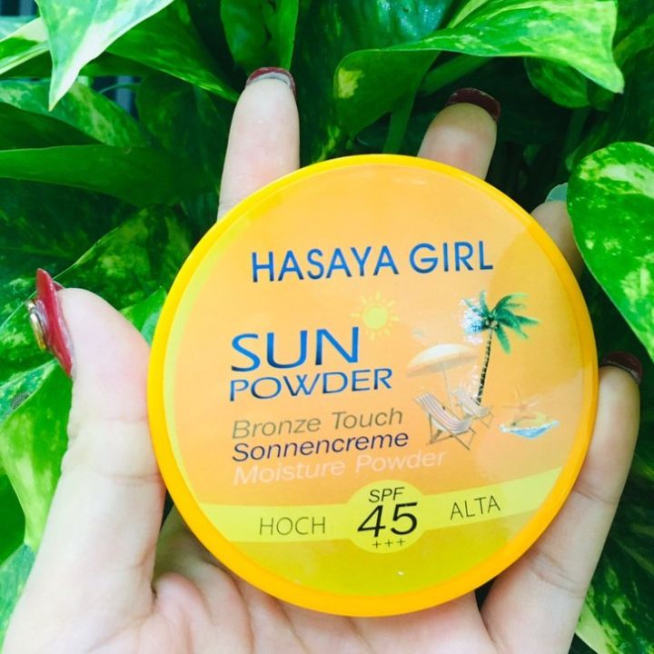 แป้งพัฟ-แป้งพัฟคุมมัน-แป้งพัฟกันแดด-hasaya-girl-sun-powder-แป้งพัฟ-spf-45-คุมมัน-แป้งพัฟพกพา-แป้งพัฟ