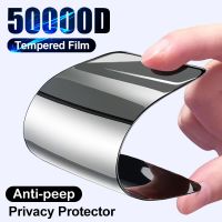 【CW】 Anti-Peep Soft Tempered Film iPhone 14 13 12 Privacy Protector XS XR X 7 8 6 6S Accessories