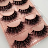 SHIDISHANGPIN 1box eylashes mink false lashes 5pairs lashes mink eyelashes natrual makeup 3d maquiagem