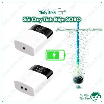 Máy sủi khí tạo oxi cho bể cá cảnh sobo SB 1102 + dây sủi + quả sủi