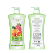 Dầu gội Fresh dưỡng tóc hư tổn giảm rụng tóc 650g - Hương Bưởi