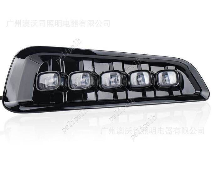 การแปลงสไตล์แรปเตอร์กันชนหน้าเหล็กพร้อมไฟตัดหมอก-led-สำหรับรถ-ford-f150-87ปี18-20