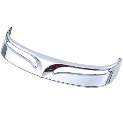 Motorcycle Chrome Rear Mud Flap Trailing Edge Cover Mudguard Flare Trim Tip for 2007-2016 Flstf Softail