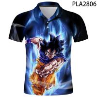 2023 NEW Style Anime 3D Print Summer Hombre Camisas De Polo Harajuku Men Casual Fashion Short Sleeve Dragon Streetwear Polo Shirt Cool RopaNew product，Can be customization